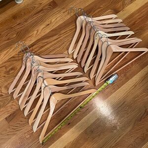 Lot of 8 wooden hangers